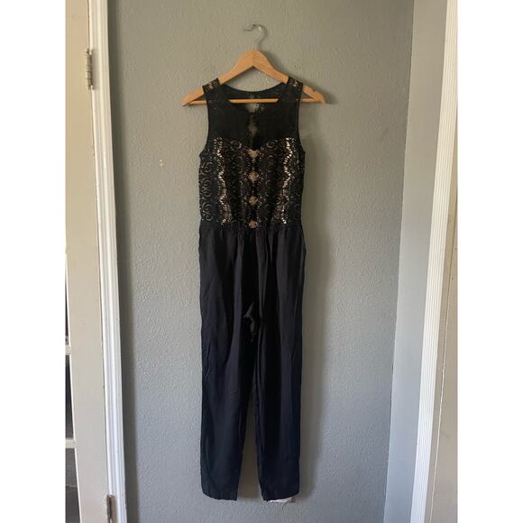 Anthropologie Elevenses‎ Lace Jumpsuit - Picture 4 of 9